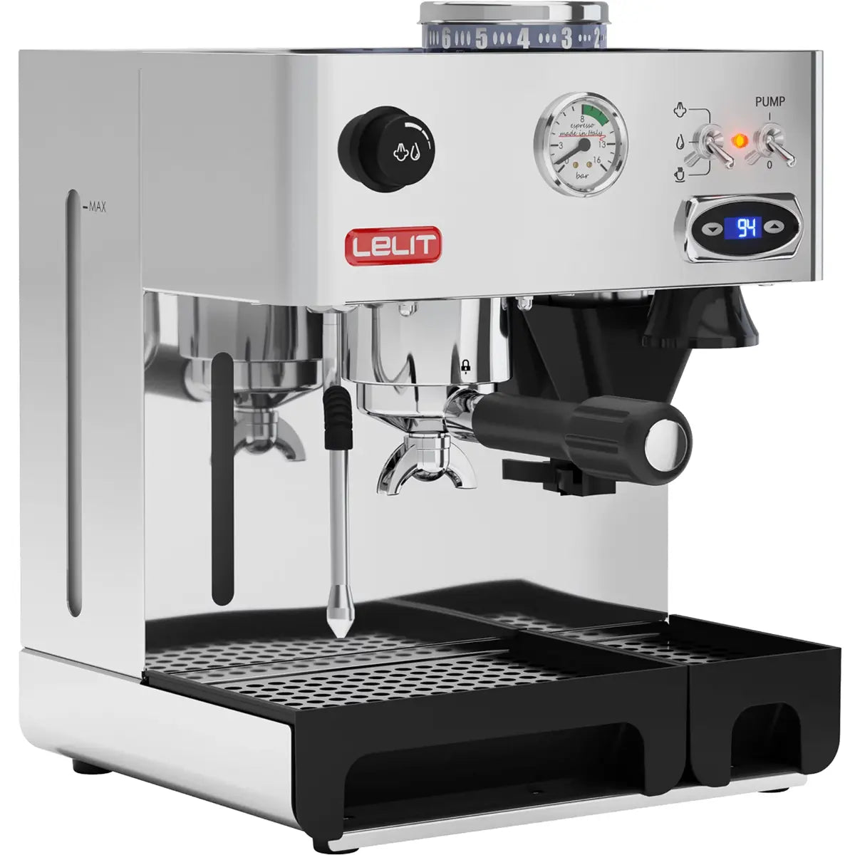 Lelit Anita PL042TEMD Espresso Machine in Stainless Steel | Single Boiler