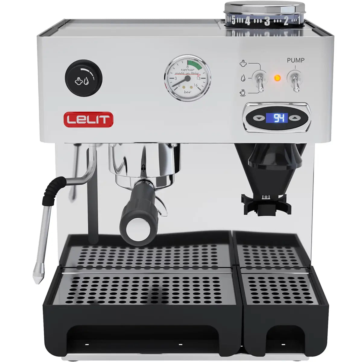 Lelit Anita PL042TEMD Espresso Machine in Stainless Steel | Single Boiler