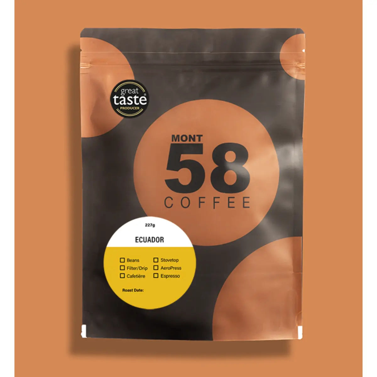 MONT58 Ecuador Single Origin Coffee Beans
