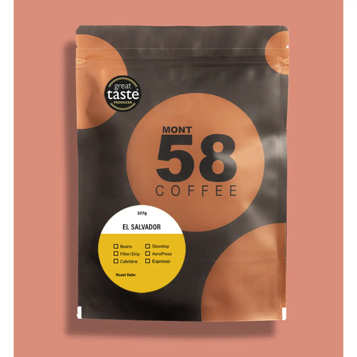 MONT58 El Salvador Single Origin Coffee Beans