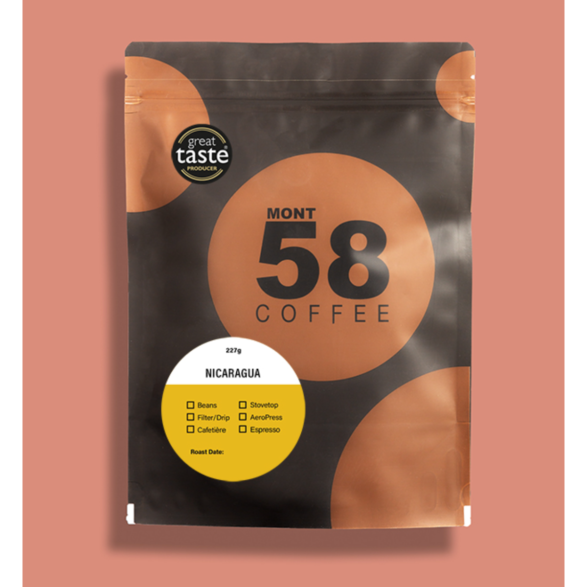 MONT58 Nicaragua Single Origin Coffee Beans