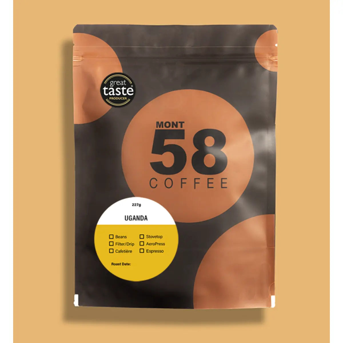 MONT58 Uganda Single Origin Coffee Beans