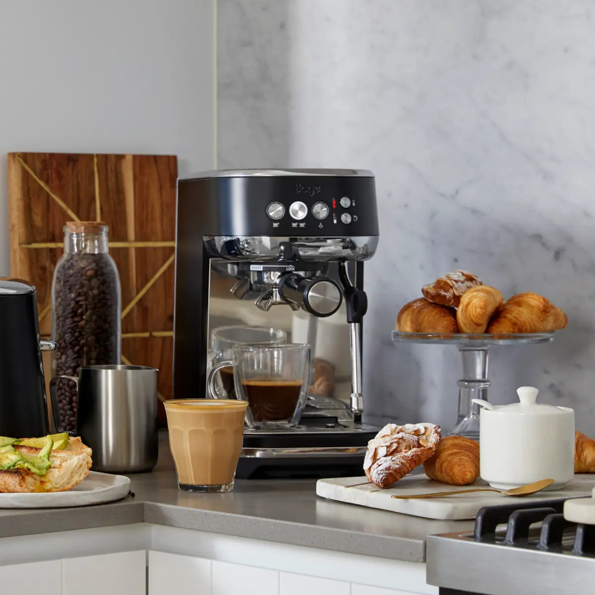 Sage & Baratza Encore ESP x the Bambino Plus Home Espresso Bundle