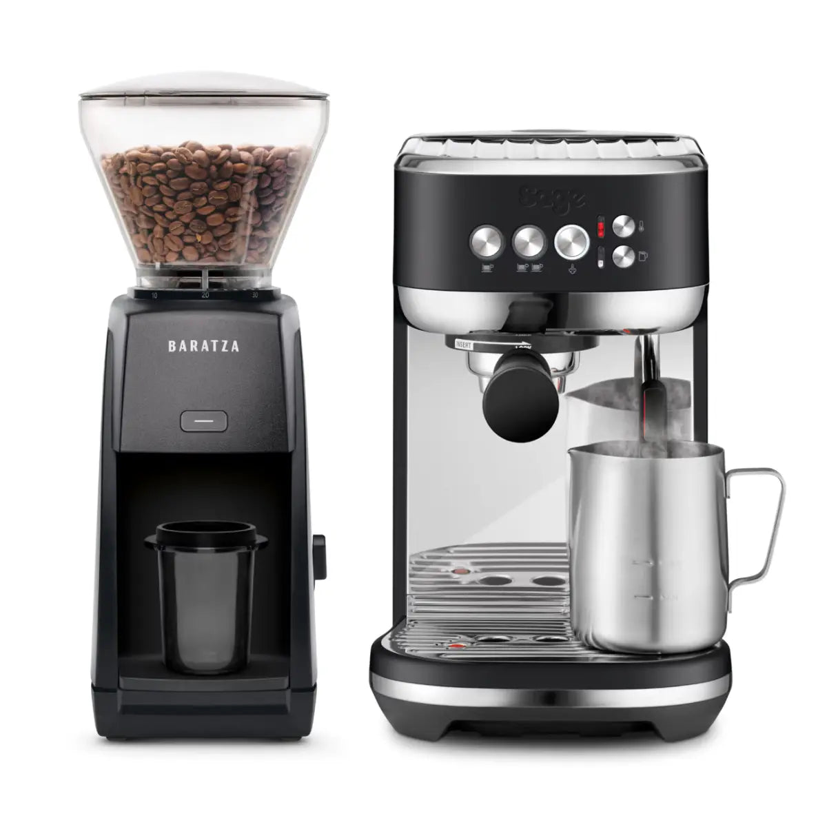 Sage & Baratza Encore ESP x the Bambino Plus Home Espresso Bundle