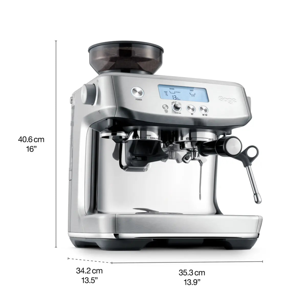Sage the Barista Pro SES878 Espresso Machine | Automatic