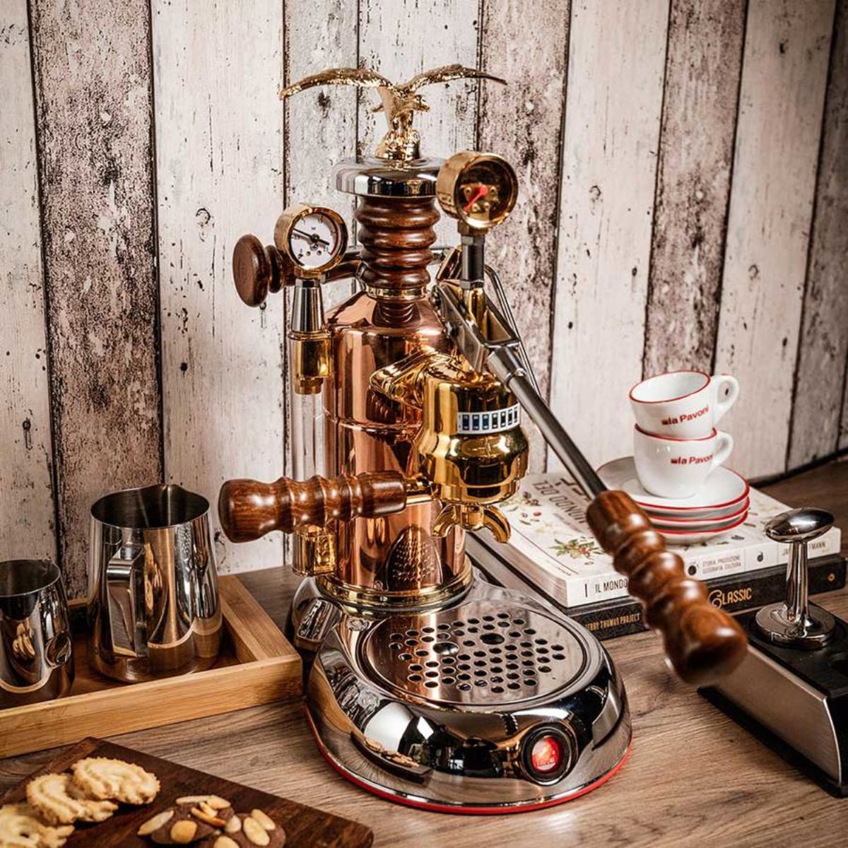 La Pavoni Esperto Edotto Lever Espresso Coffee Machine | Manual