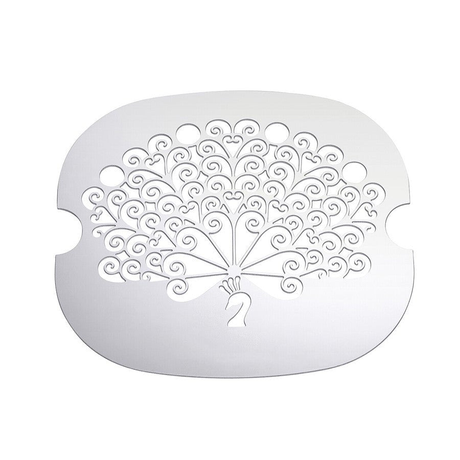 La Pavoni Peacock Drip Tray Accessory in Chrome