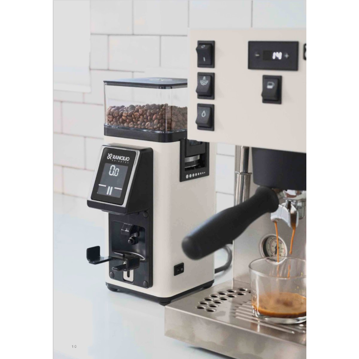 Rancilio Silvia Home Starter Espresso Bundle + Stile Grinder & Coffee Beans