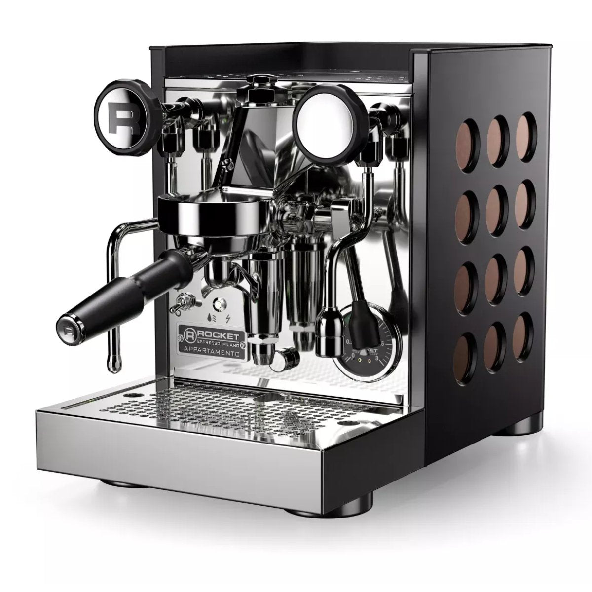 Rocket Appartamento TCA Espresso Machine - Temperature Control - Black/Copper