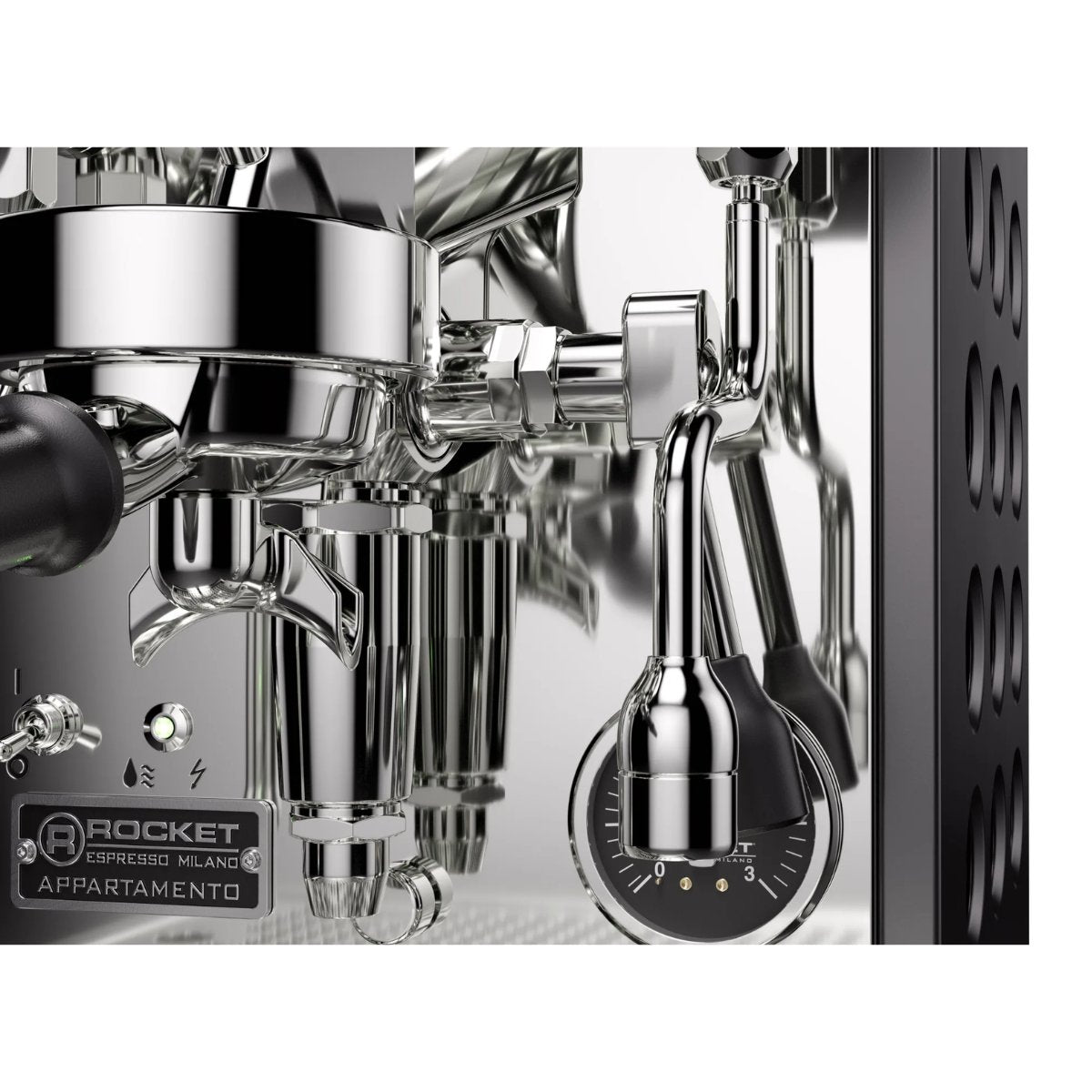 Rocket Appartamento TCA Espresso Machine - Temperature Control - Black/Copper