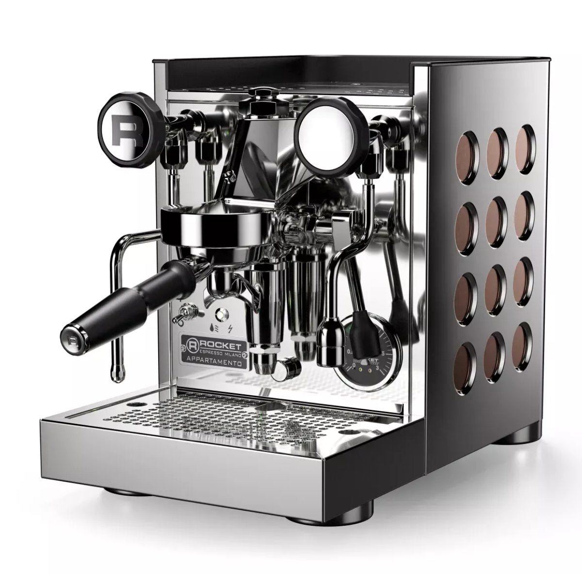 Rocket Appartamento TCA Espresso Machine - Temperature Control - Steel/Copper