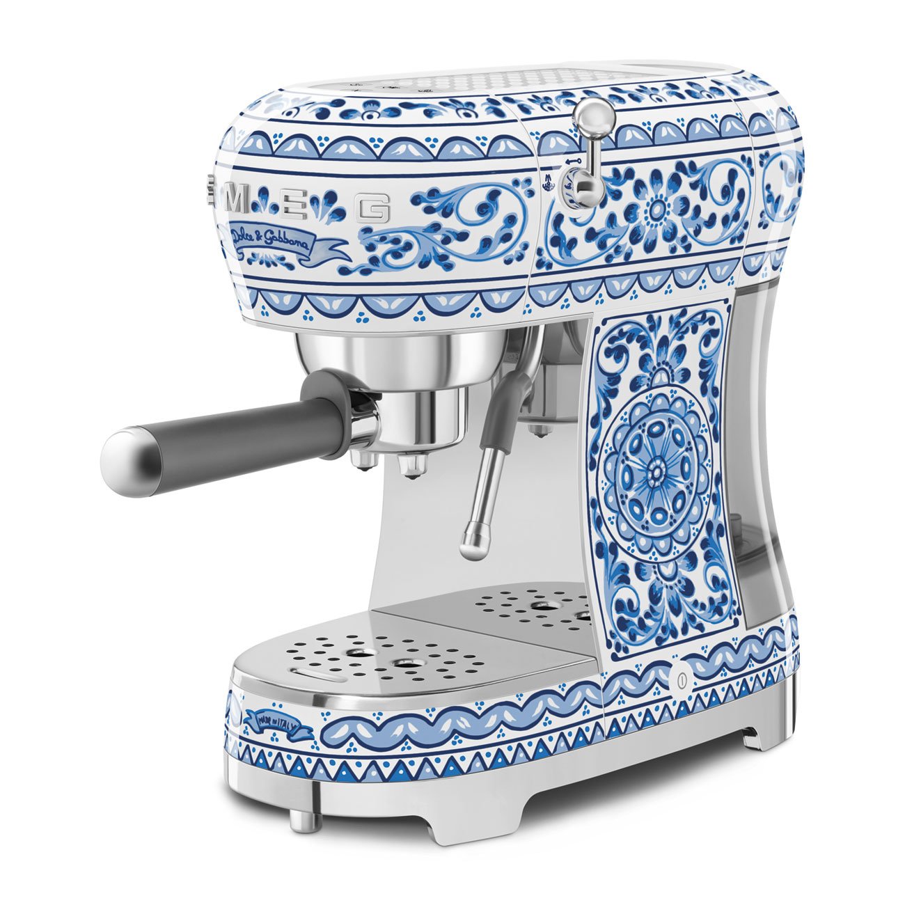 Smeg ECF02 Espresso Coffee Machine 50's Style - Manual