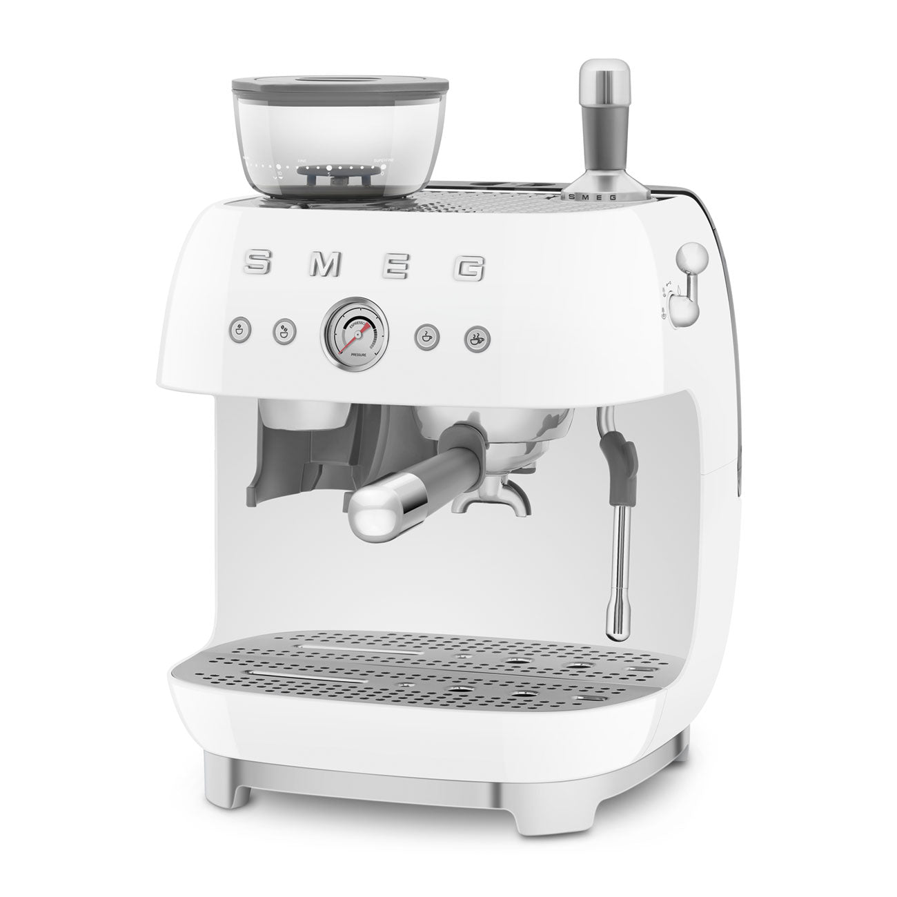 Smeg EGF03 Espresso Coffee Machine 50's Style - with Grinder