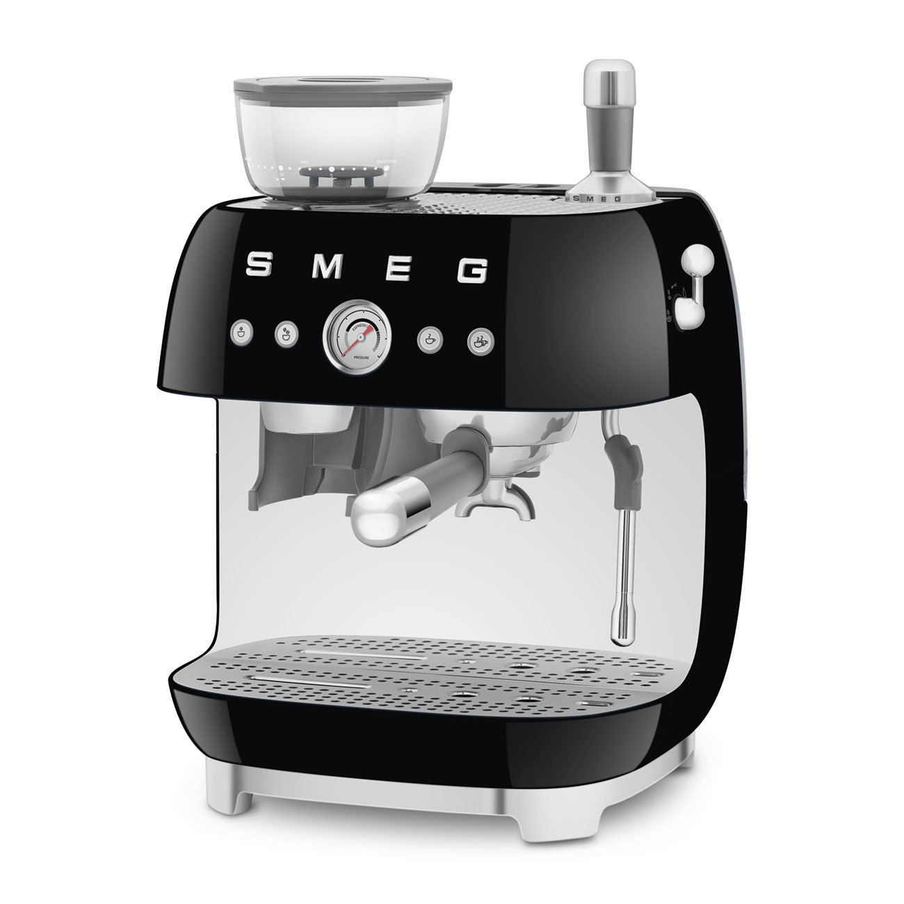 Smeg EGF03 Espresso Coffee Machine 50's Style - with Grinder