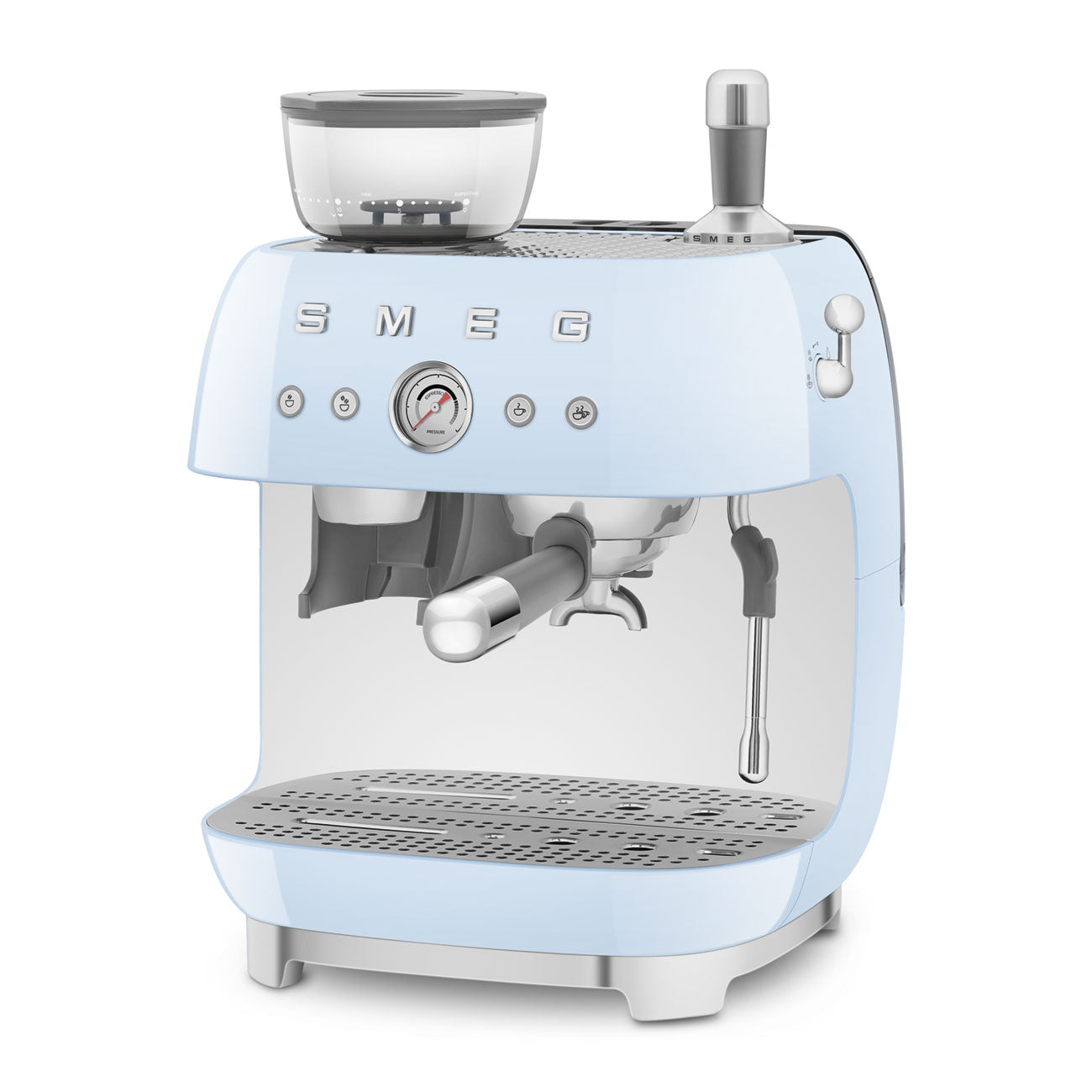 Smeg EGF03 Espresso Coffee Machine 50's Style - with Grinder