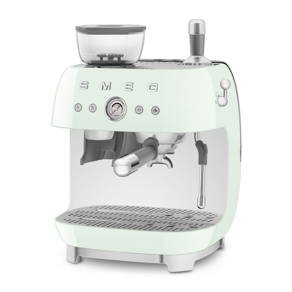 Smeg EGF03 Espresso Coffee Machine 50's Style - with Grinder
