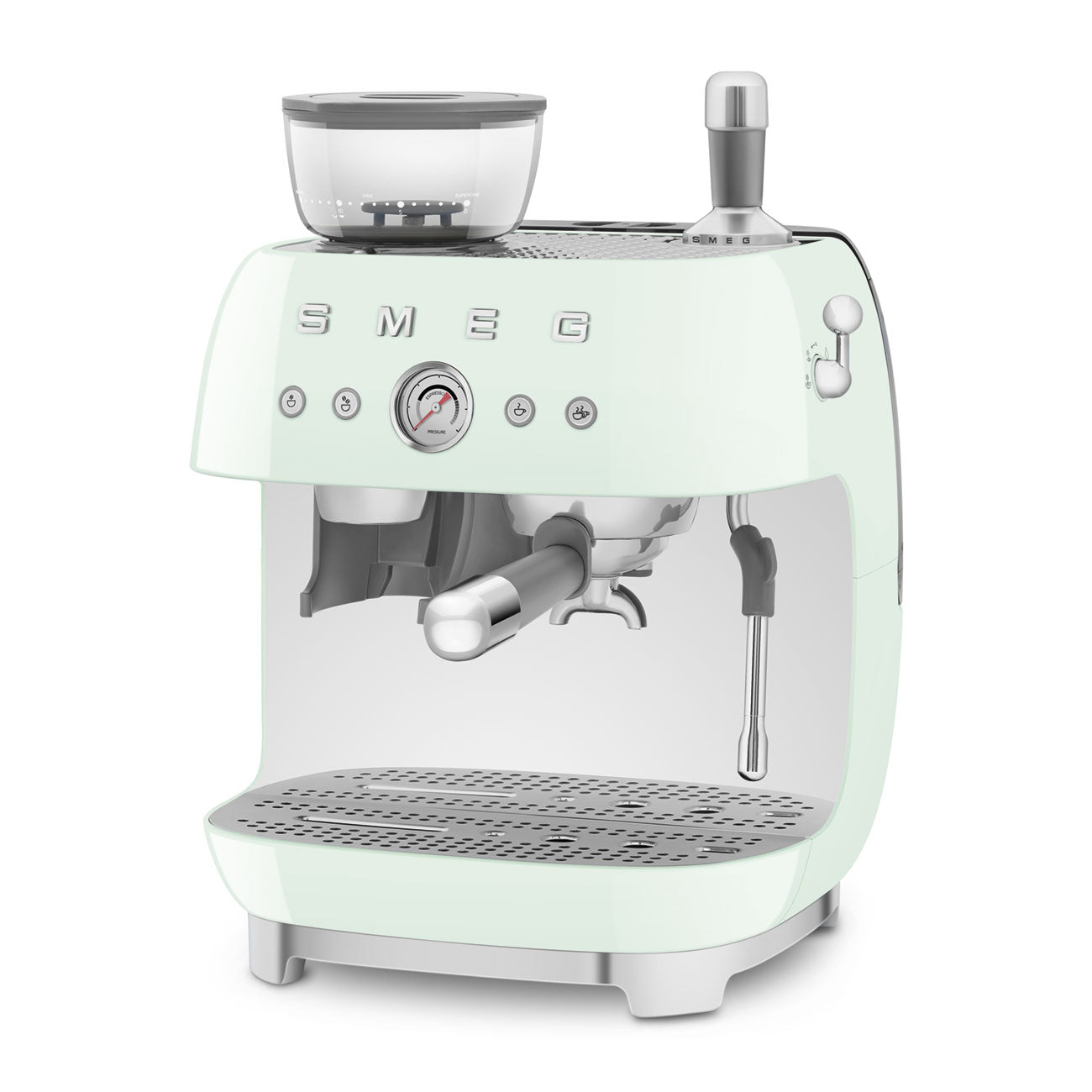 Smeg EGF03 Espresso Coffee Machine 50's Style - with Grinder