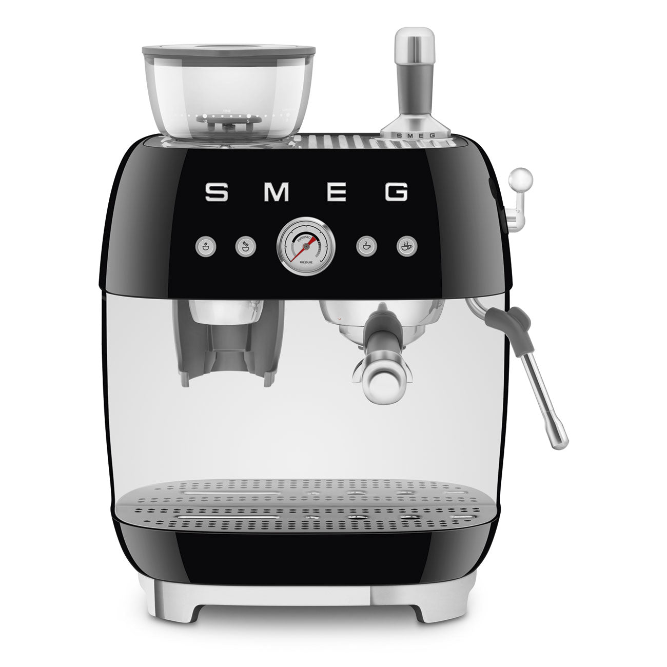 Smeg EGF03 Espresso Coffee Machine 50's Style - with Grinder