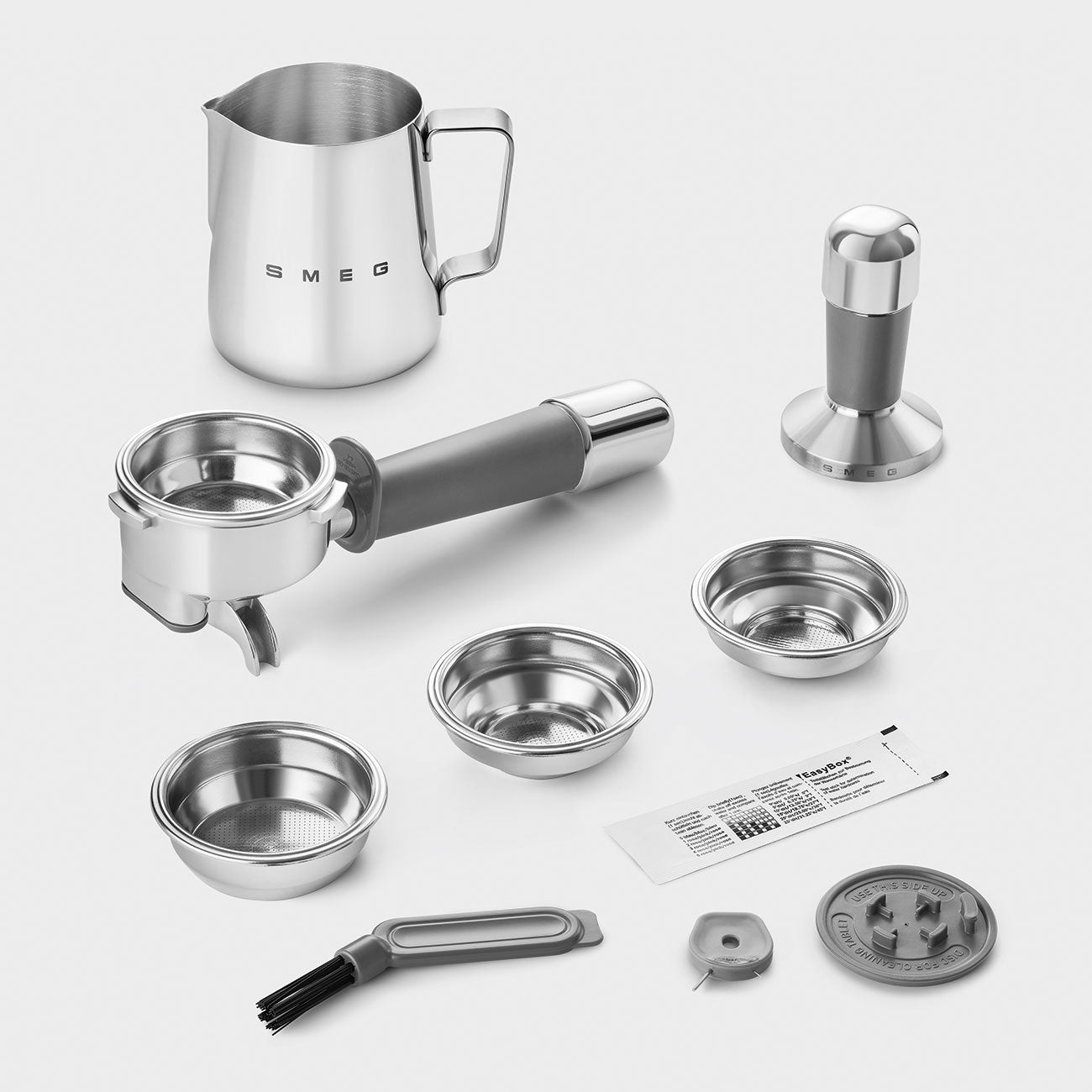 Smeg EGF03 Espresso Coffee Machine 50's Style - with Grinder