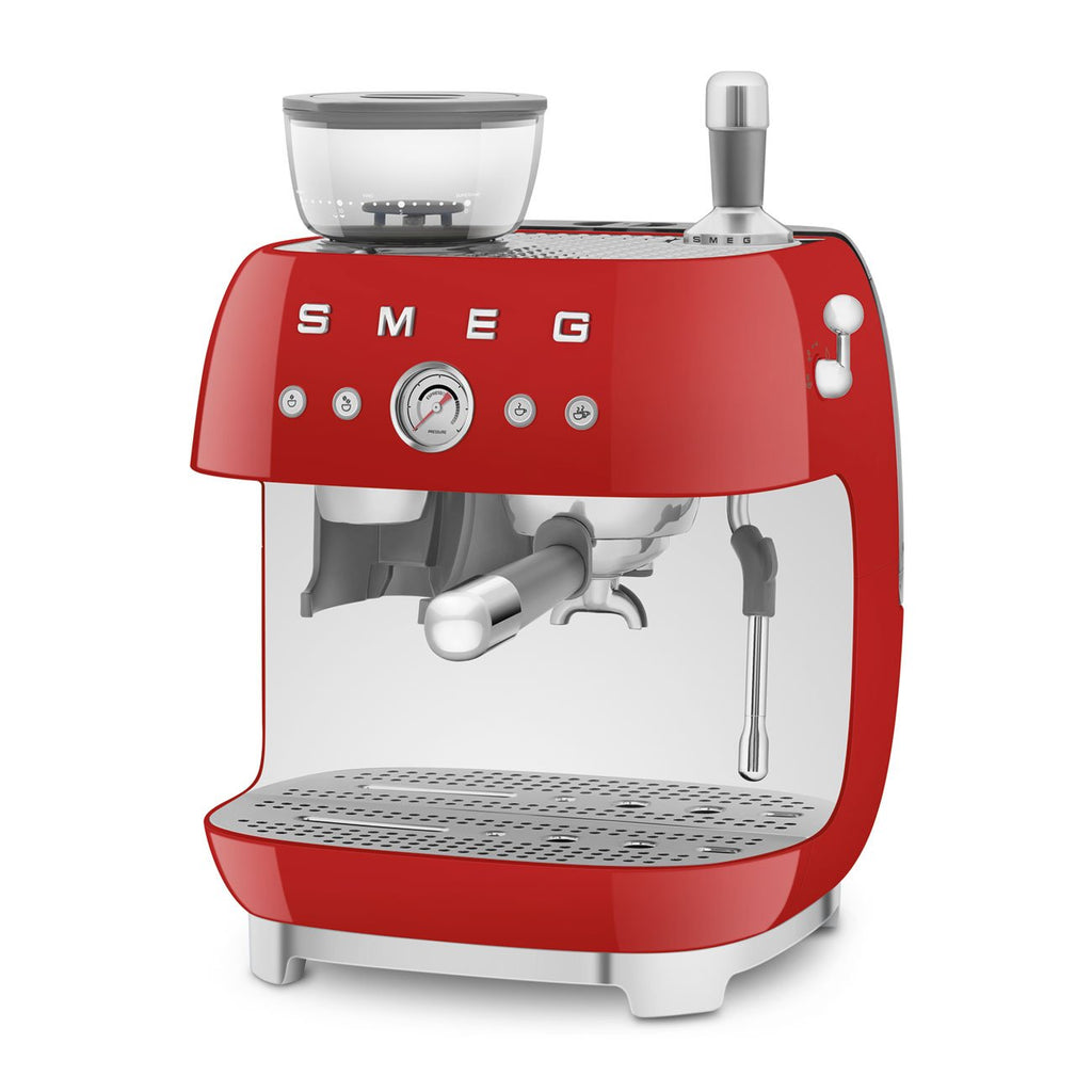 Smeg EGF03 Espresso Coffee Machine 50's Style - with Grinder