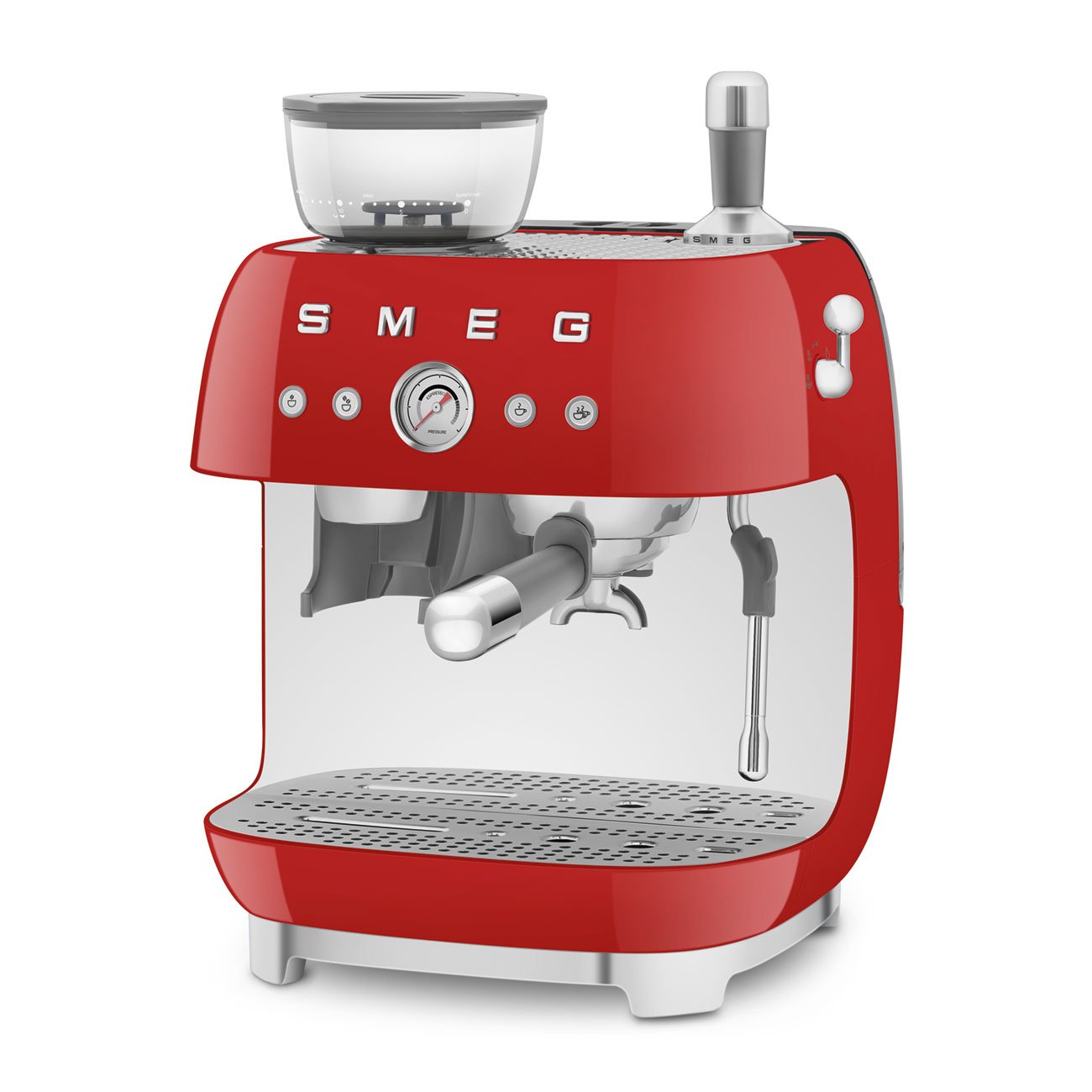 Smeg EGF03 Espresso Coffee Machine 50's Style - with Grinder