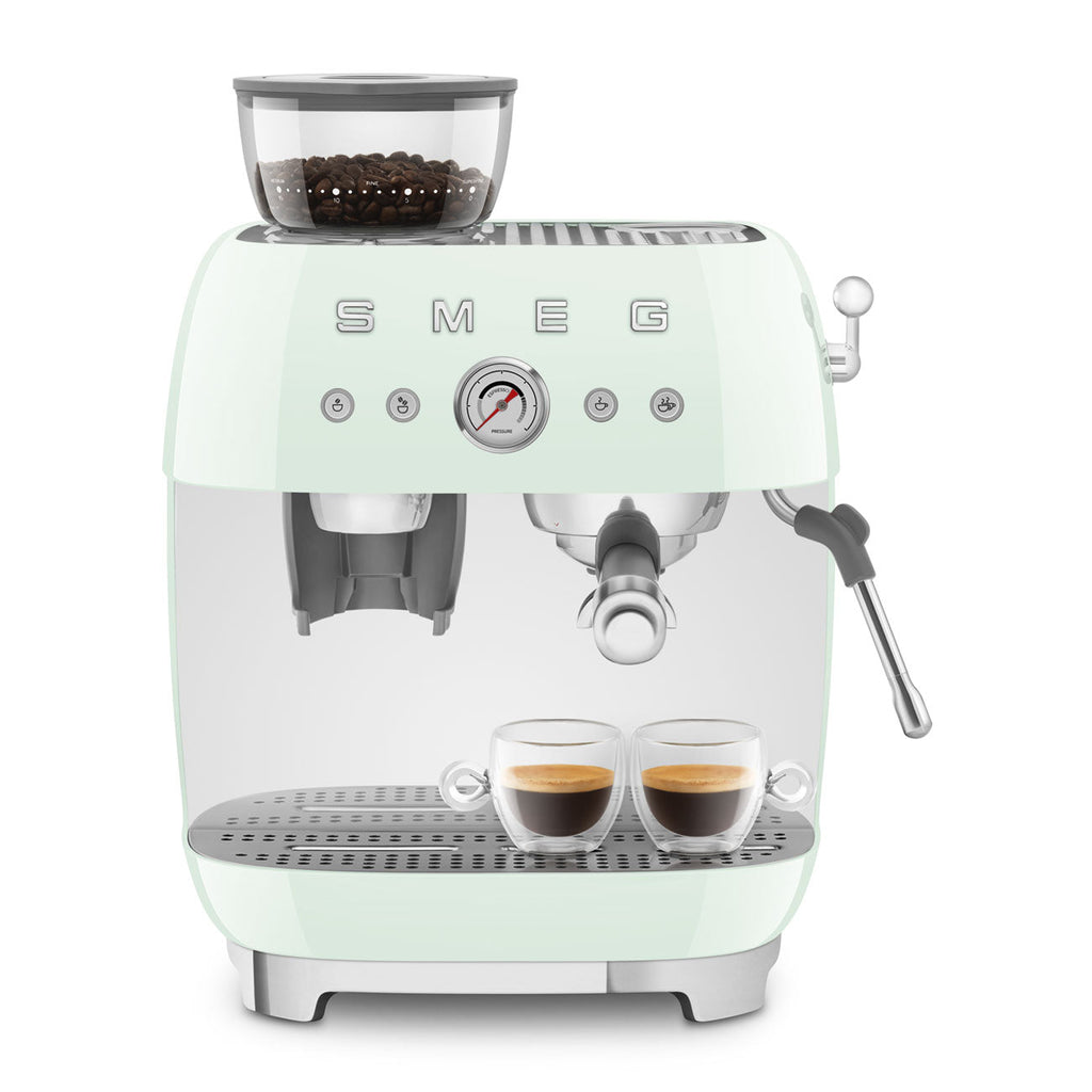 Smeg EGF03 Espresso Coffee Machine 50's Style - with Grinder