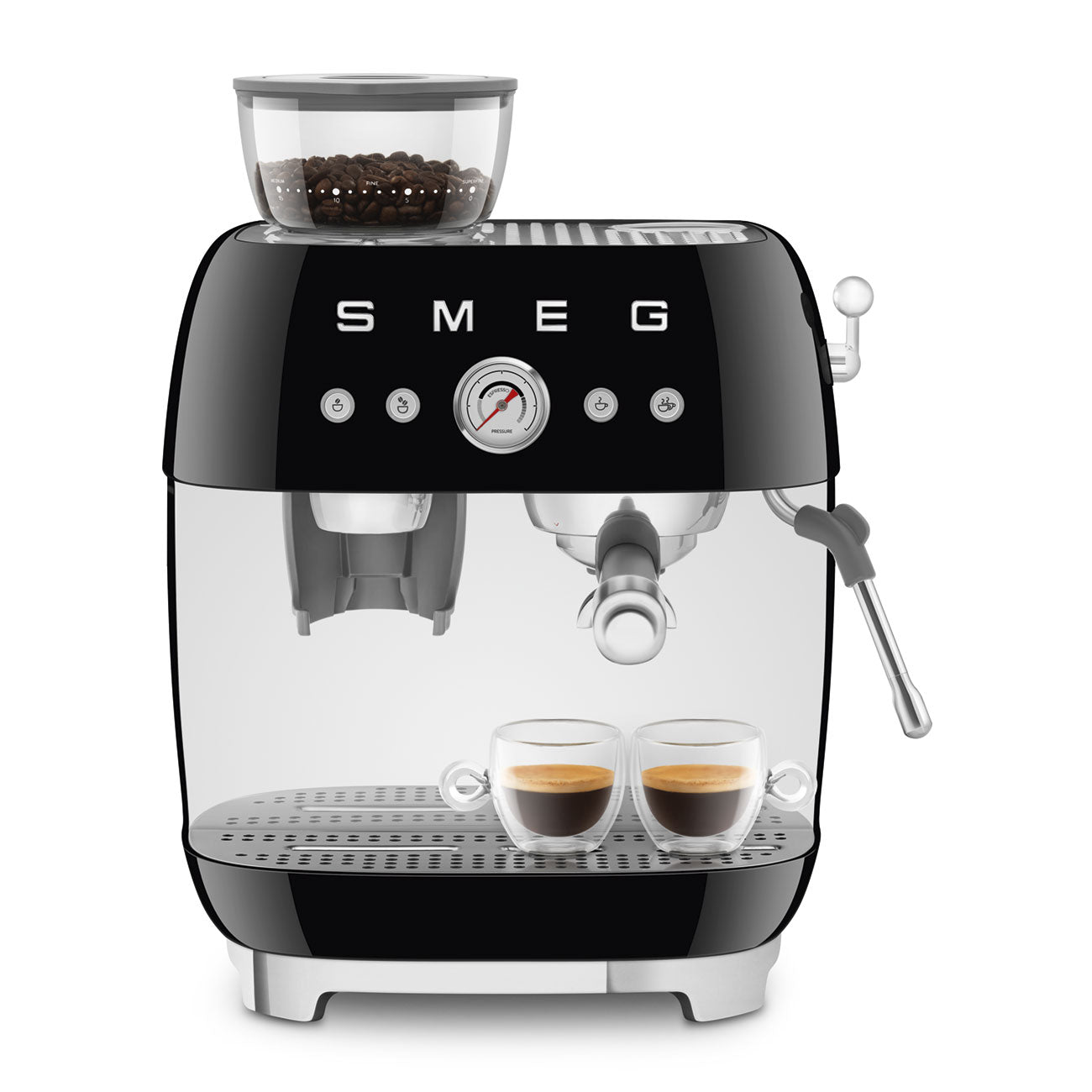 Smeg EGF03 Espresso Coffee Machine 50's Style - with Grinder
