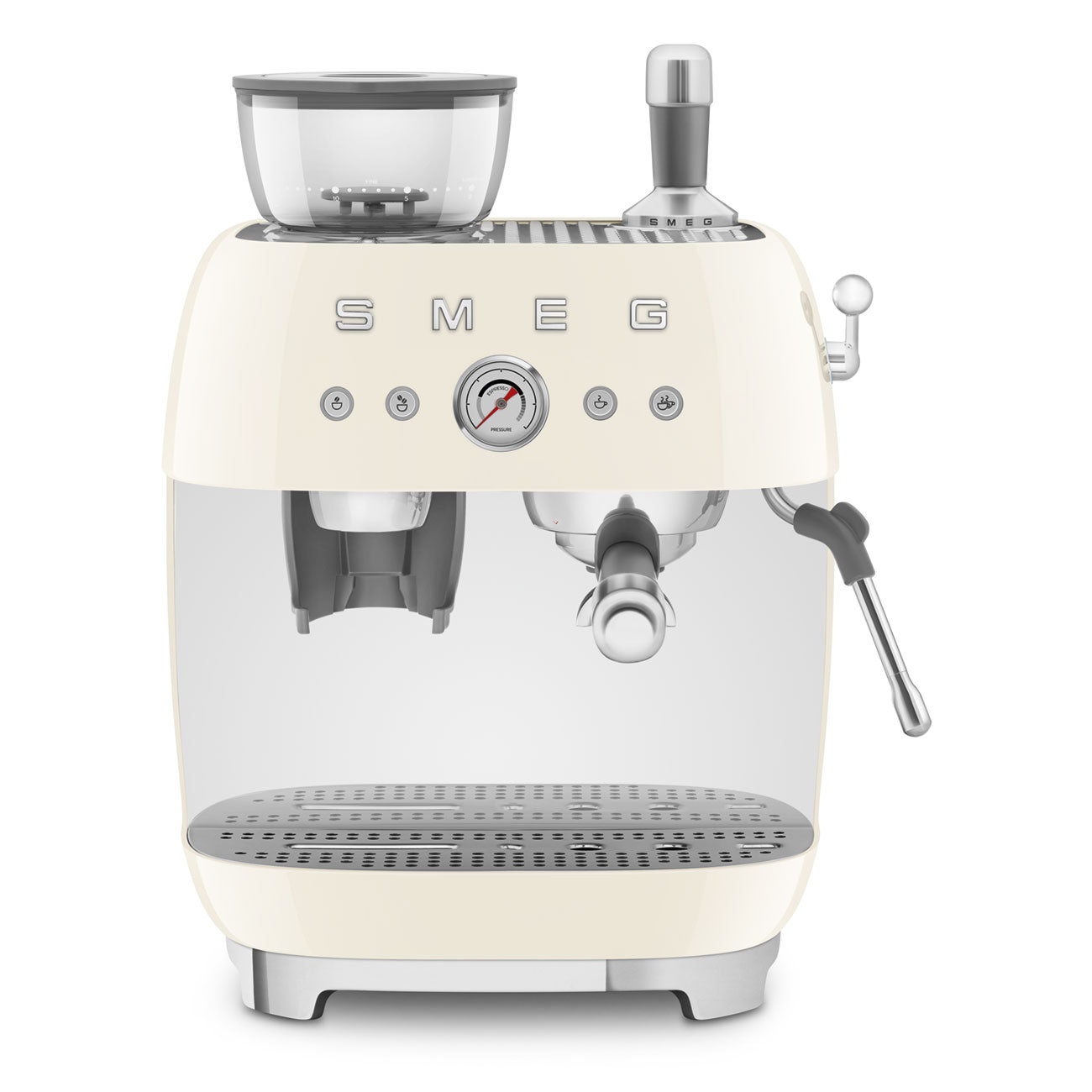 Smeg EGF03 Espresso Coffee Machine 50's Style - with Grinder
